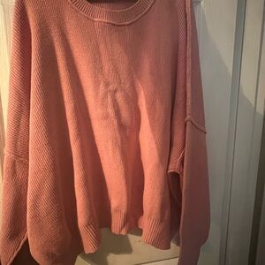 Chic Soul Women's Pink Sweater Size 2X